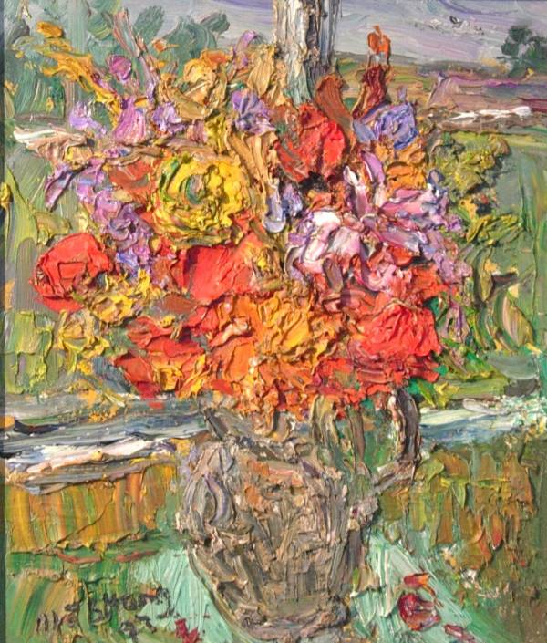 - Oil on Board, Painting by Michael Strang, measuring 34 x 29 cm (H x W) framed at 50 x 45 cm £4000